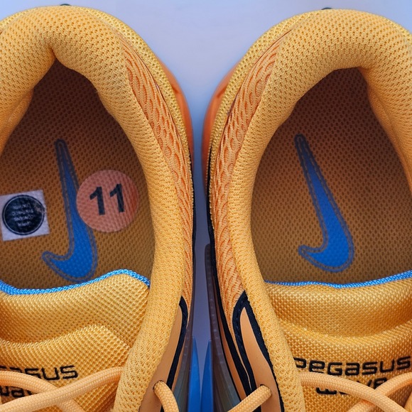 Nike Air Pegasus Wave University orange Blue Mens Running Shoes IB0612-701 sz 11 - Picture 3 of 10